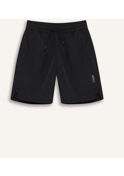 Erkek Çocuk Beli Lastikli Baskılı Şort F2417A825HS