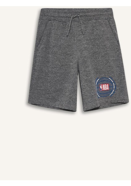 Erkek Çocuk NBA Wordmark Beli Lastikli Şort E4854A825SM
