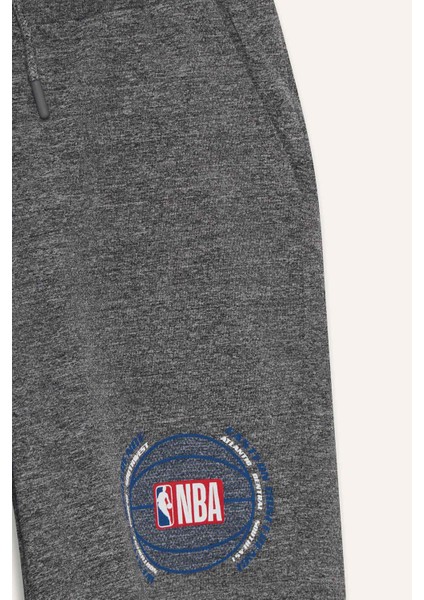 Erkek Çocuk NBA Wordmark Beli Lastikli Şort E4854A825SM