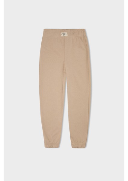 Kız Çocuk Beli Paçası Lastikli Jogger Eşofman Altı D0734A824AU