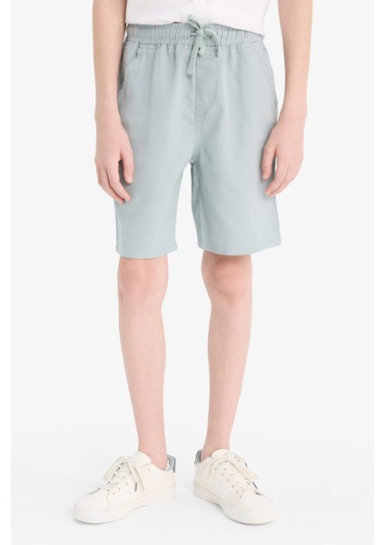 Erkek Çocuk Beli Lastikli Gabardin Şort E6677A825HS indirimleri