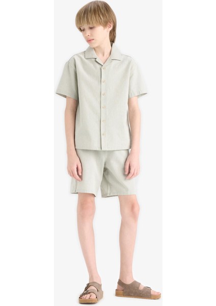 Erkek Çocuk Beli Lastikli Şort modelleri