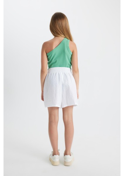 Kız Çocuk Baskılı Şort