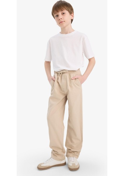 Erkek Çocuk Düz Paça Basic Düz Gabardin Pantolon D5859A825SM fiyatları