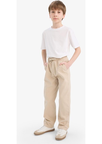 Erkek Çocuk Düz Paça Basic Düz Gabardin Pantolon D5859A825SM fırsatları