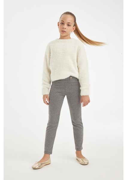 Kız Çocuk Basic Düz Standart Boy Tayt D3236A824WN modelleri