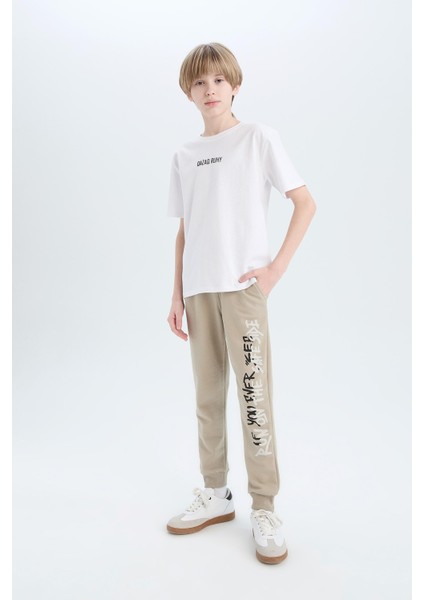 Erkek Çocuk Beli Lastikli Baskılı Eşofman Altı D9997A825SP