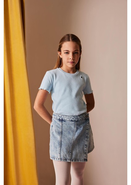 Kız Çocuk Jean Şort Etek B5035A825SM fırsatları