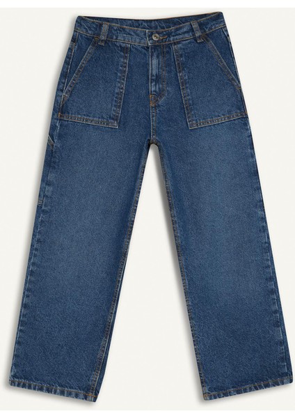 Erkek Çocuk Wide Leg Jean Pantolon D3598A825SP