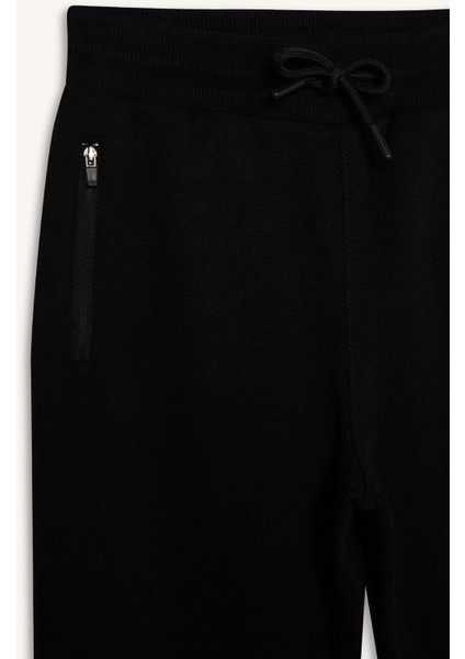 Erkek Çocuk Beli Paçası Lastikli Basic Düz Pike Eşofman Altı B5755A825SP