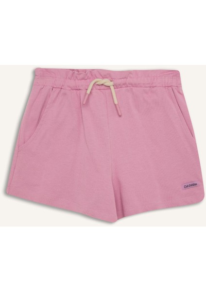 Kız Çocuk Beli Lastikli Baskılı Şort A2455A825HS