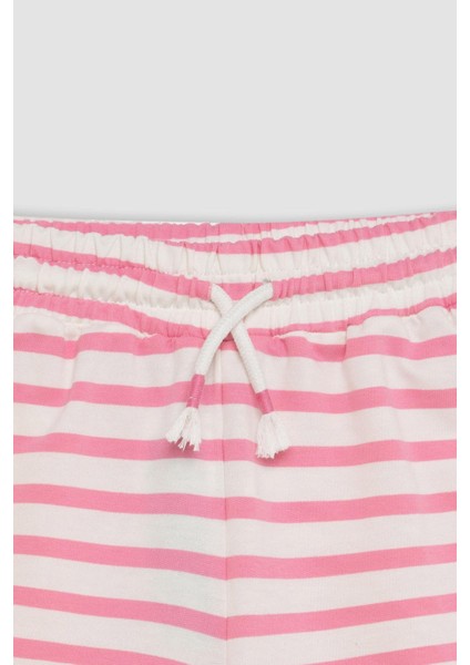 Kız Çocuk Çizgili Şort D0902A824HS