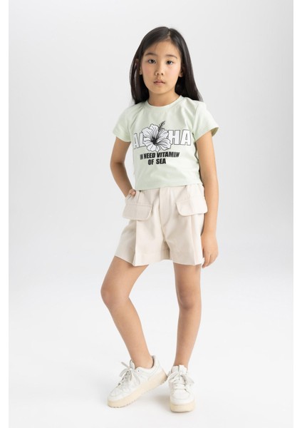 Kız Çocuk Gabardin Şort C4566A824SM fırsatları