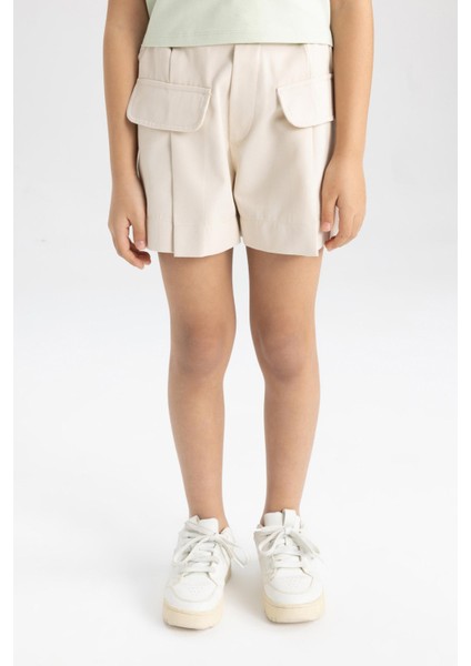 Kız Çocuk Gabardin Şort C4566A824SM