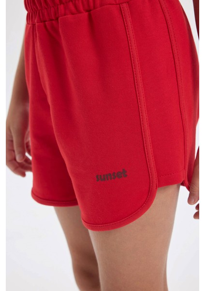 Kız Çocuk Baskılı Şort D2010A824SM indirimleri