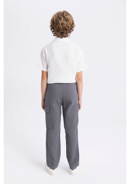 Erkek Çocuk Standart Paça Müslin Pantolon C2608A824SM