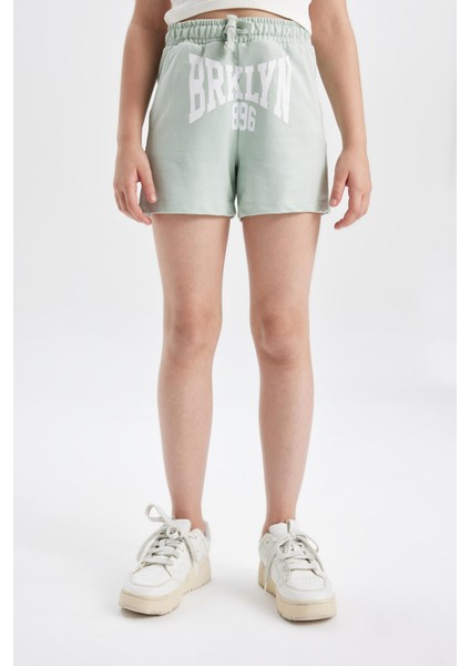 Kız Çocuk Baskılı 2'li Şort modelleri