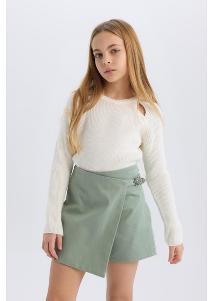 Kız Çocuk Gabardin Şort Etek D9302A825SP fırsatları