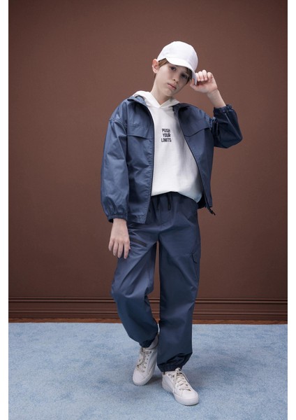 Erkek Çocuk Lastikli Paça Cepli Paraşüt Pantolon D8526A825SP fiyatları