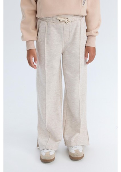Kız Çocuk Wide Leg Beli Lastikli Eşofman Altı D6480A8NS fırsatları
