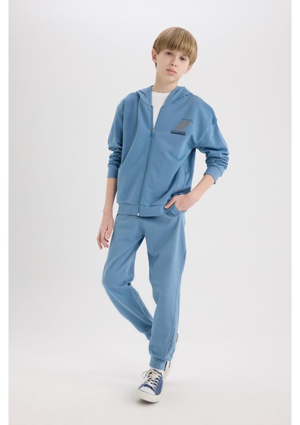 Erkek Çocuk Beli Paçası Lastikli Baskılı Jogger Eşofman Altı D8527A825SP modelleri