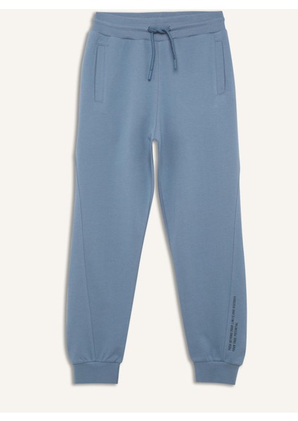 Erkek Çocuk Beli Paçası Lastikli Baskılı Jogger Eşofman Altı D8527A825SP