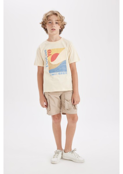 Erkek Çocuk Kargo Fit Paraşüt Şort C3527A825HS modelleri