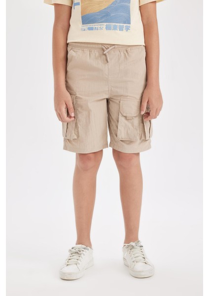 Erkek Çocuk Kargo Fit Paraşüt Şort C3527A825HS fırsatları