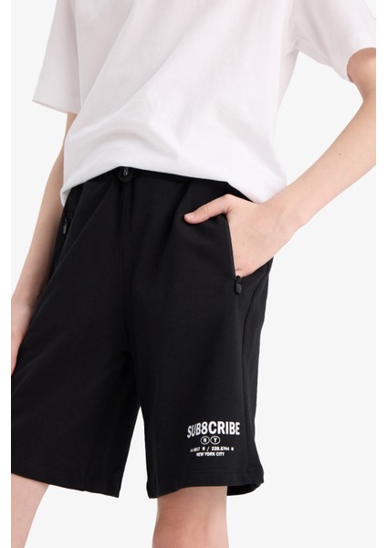 Erkek Çocuk Beli Lastikli Baskılı Şort indirimleri