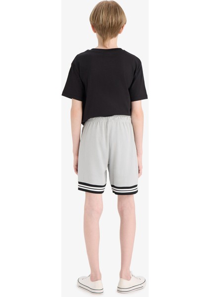 Erkek Çocuk Beli Lastikli Şort