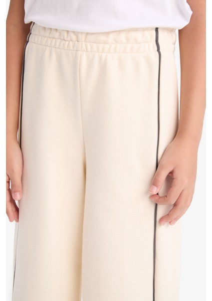 Kız Çocuk Wide Leg Beli Lastikli Geniş Bol Paça Eşofman Altı D9250A825SP indirimleri