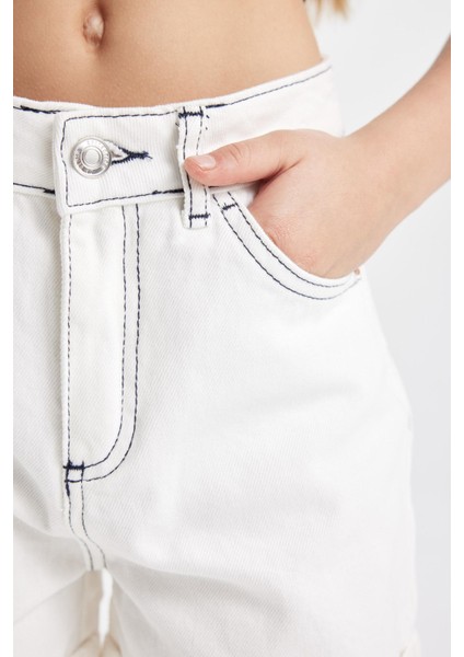 Kız Çocuk Pamuklu Şort C9300A824SM