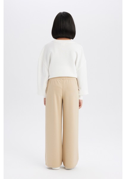 Kız Çocuk Wide Leg Geniş Paça Eşofman Altı D9621A825SM