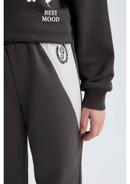 Kız Çocuk Beli Paçası Lastikli Jogger Eşofman Altı D3841A824WN indirimleri