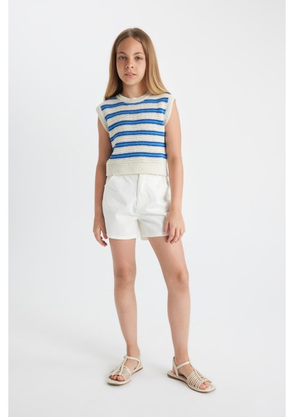 Kız Çocuk Pamuklu Şort