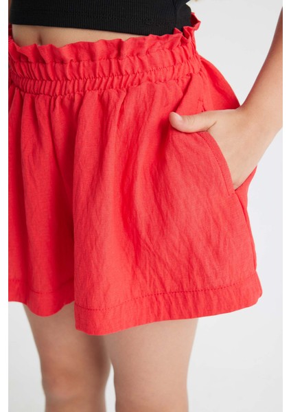 Kız Çocuk Basic Düz Şort C9298A824SM