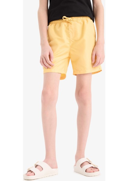 Erkek Çocuk Basic Düz Deniz Şortu B7494A825HS