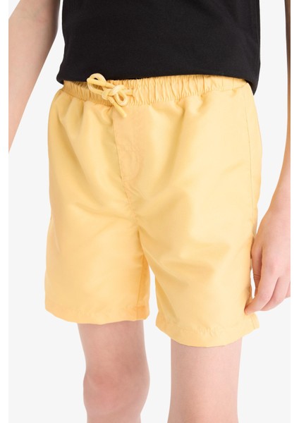 Erkek Çocuk Basic Düz Deniz Şortu B7494A825HS