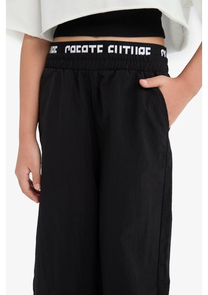 Kız Çocuk Wide Leg Geniş Paça Pamuklu Pantolon E1750A825SM indirimleri