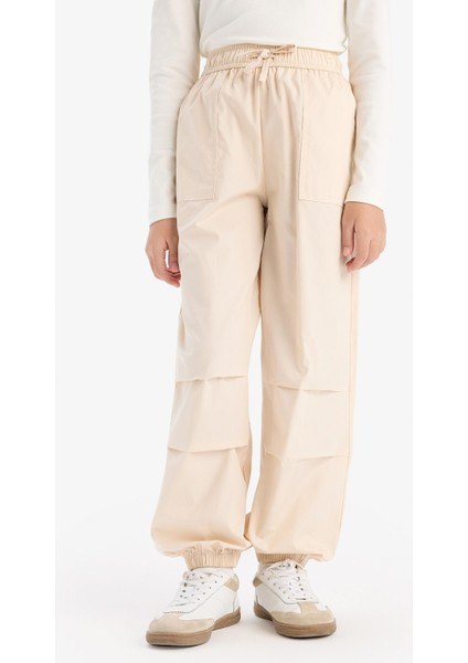 Kız Çocuk Paraşüt Jogger Paça Pamuklu Pantolon D7606A825SM fırsatları