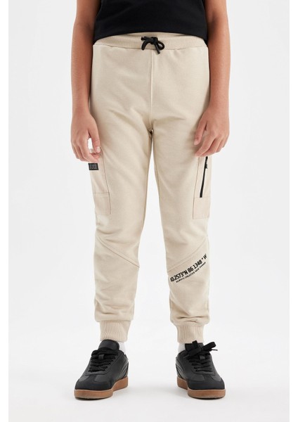 Erkek Çocuk Baskılı Beli Paçası Lastikli Cepli Jogger Okul Eşofman Altı D0992A824AU fırsatları