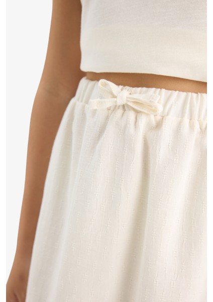 Kız Çocuk Beli Lastikli Dokuma Etek F5870A825HS indirimleri