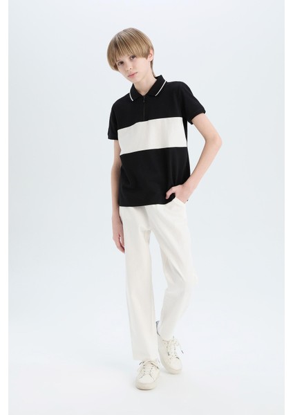 Erkek Çocuk Carrot Fit Havuç Kesim Standart Paça Gabardin Pantolon E2218A825SM modelleri