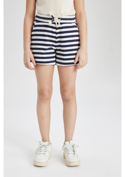Kız Çocuk Çizgili Şort A2466A824HS fırsatları