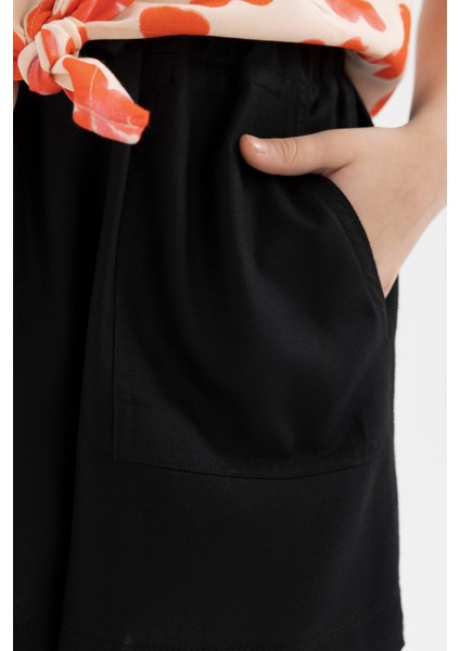 Kız Çocuk Viskon Şort