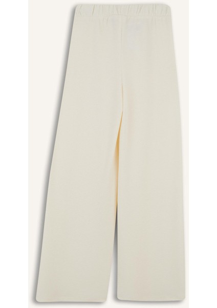 Kız Çocuk Wide Leg Geniş Bol Paça Beli Lastikli Eşofman Altı C1180A825SM