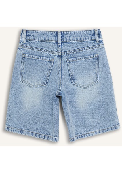 Kız Çocuk Jean Şort E1764A825HS