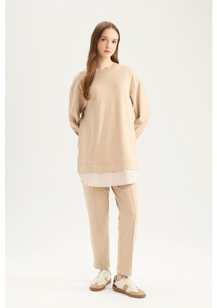 Harem Basic Düz Sweatshirt Kumaşı Pantolon D9363AX25SP fiyatları