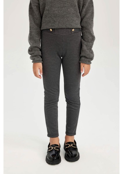Kız Çocuk Basic Düz Standart Boy Tayt D3236A824WN modelleri