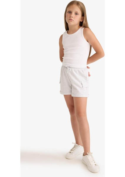 Kız Çocuk Kargo Cep Şort B0258A825HS fırsatları